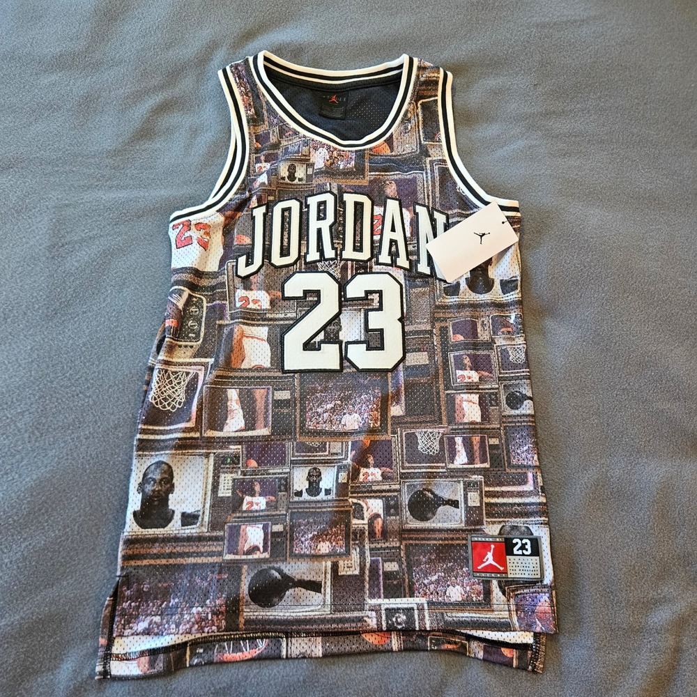 Kids Jordan 23 Basketball Jersey Size L Graphic Print‎ Boys Michael Jordan